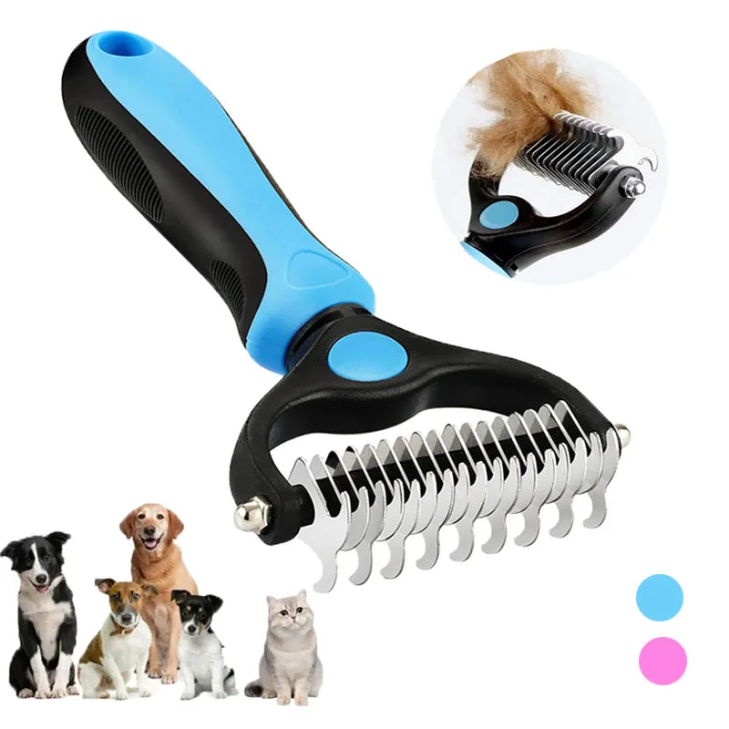 Self-Cleaning Pet Deshedding Comb