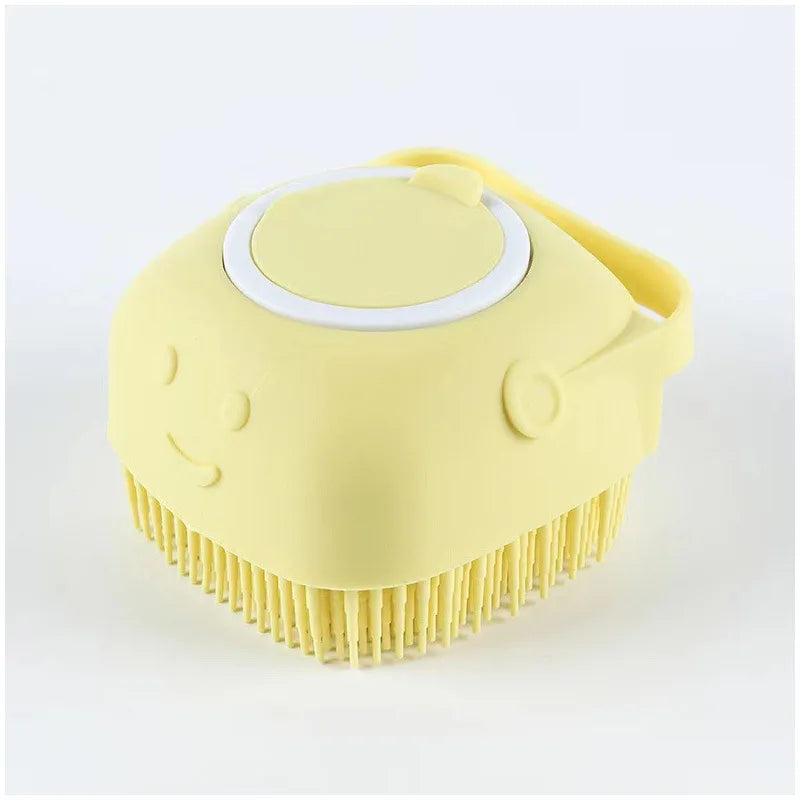 Silicone Bath Brush with Shampoo Dispenser
