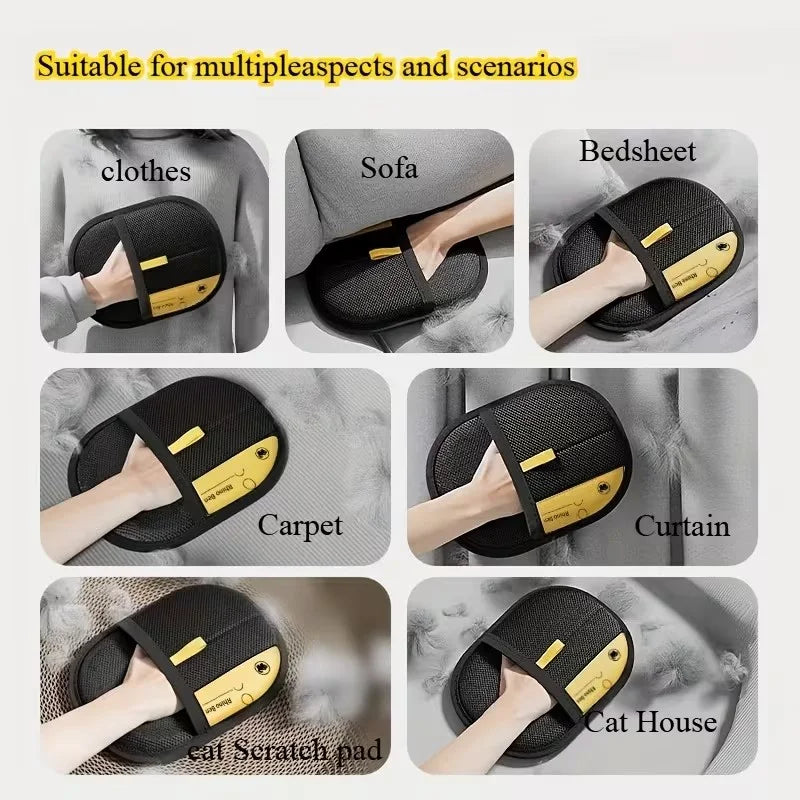 Pet Hair Removal Grooming Gloves