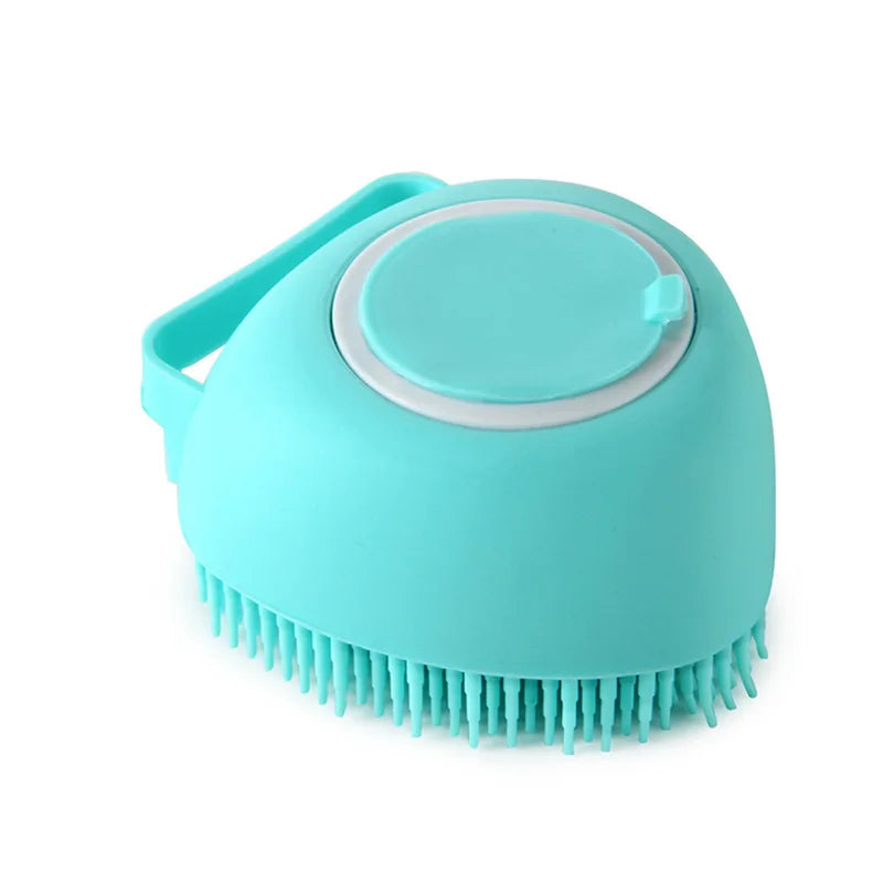 Silicone Bath Brush with Shampoo Dispenser