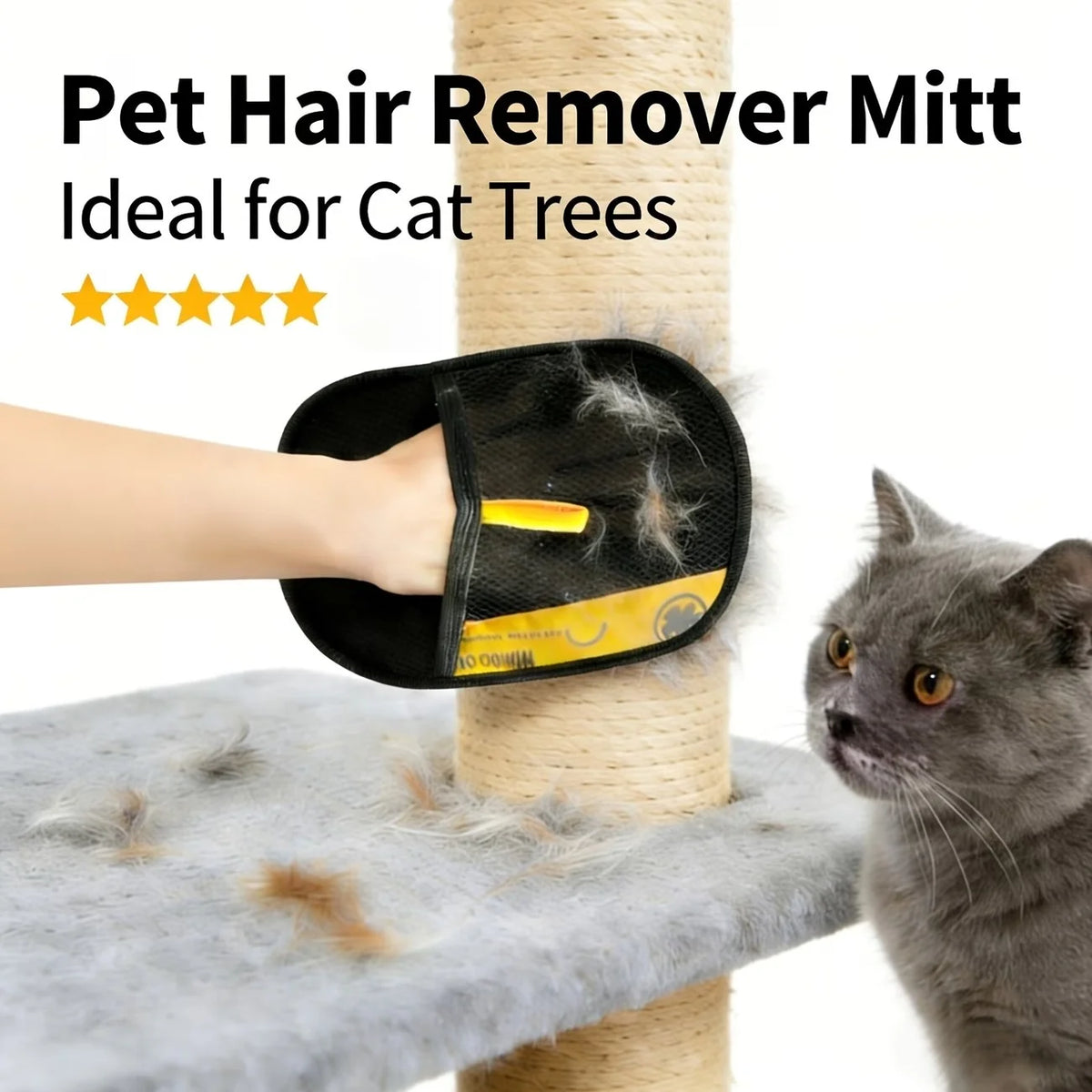 Pet Hair Removal Grooming Gloves