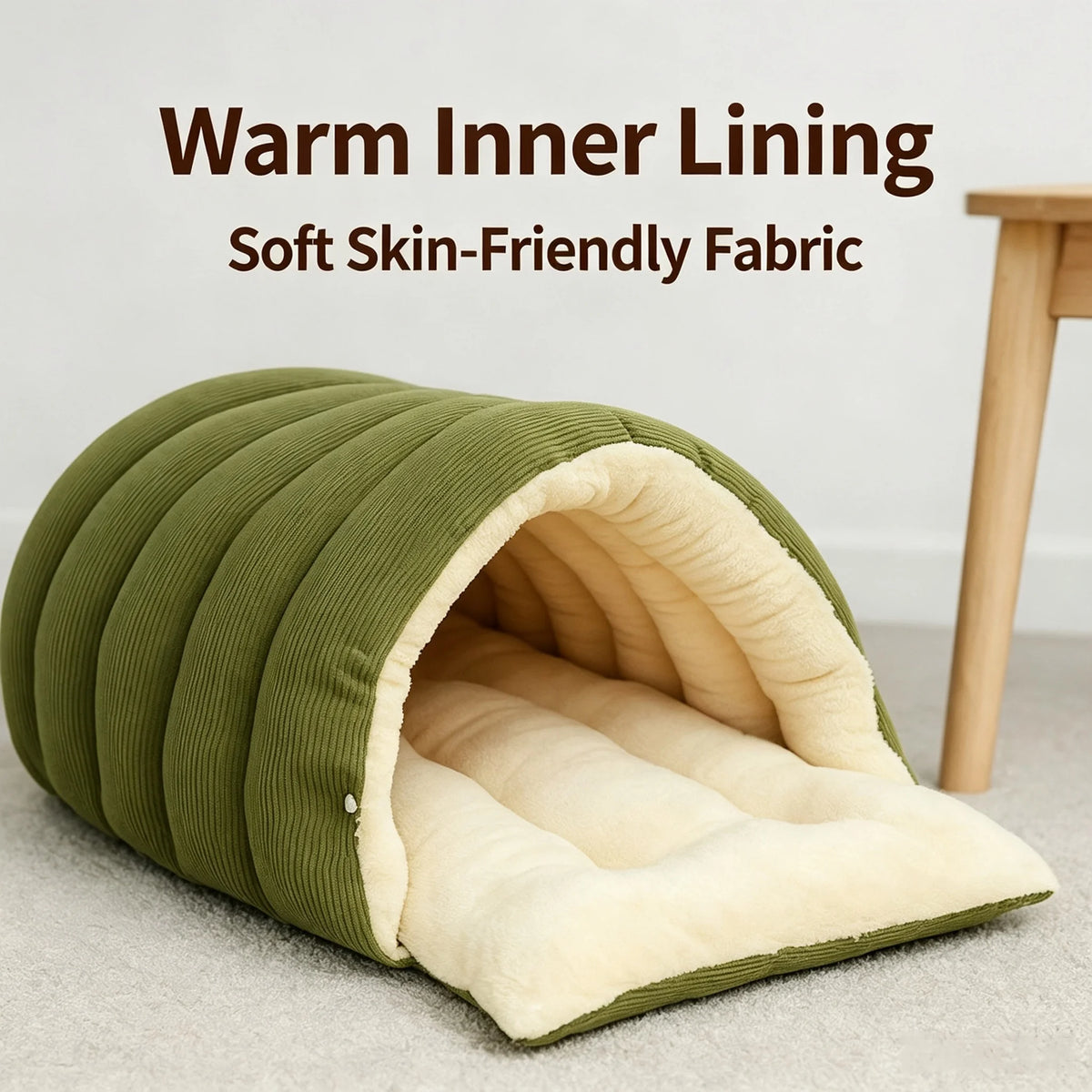 Warm Washable Cat Cave Bed