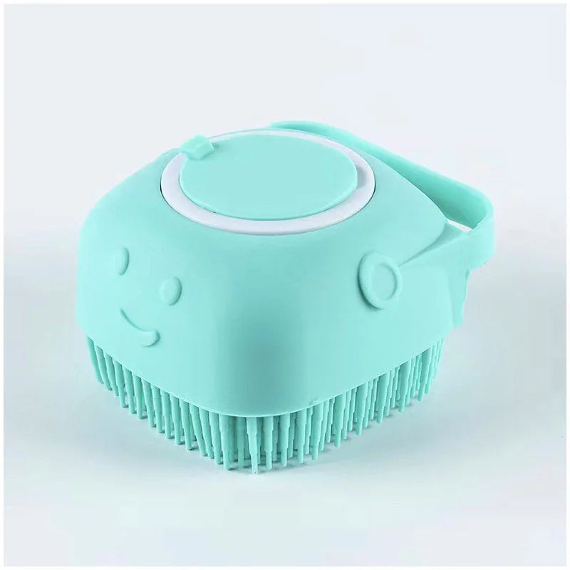 Silicone Bath Brush with Shampoo Dispenser