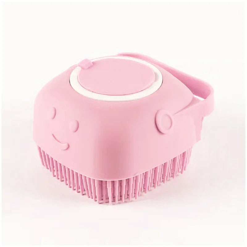 Silicone Bath Brush with Shampoo Dispenser