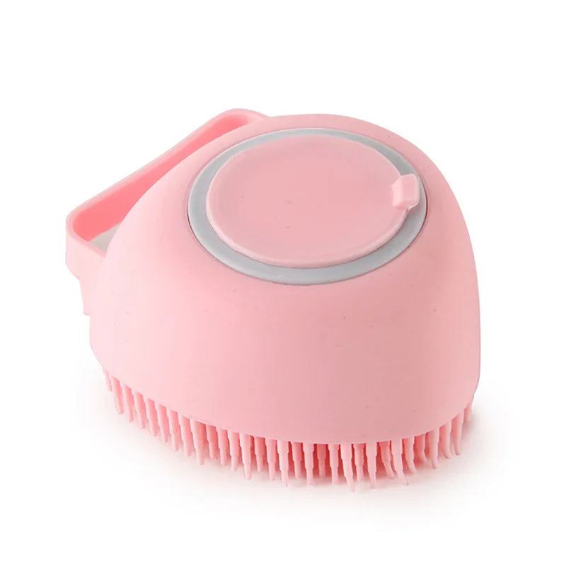 Silicone Bath Brush with Shampoo Dispenser